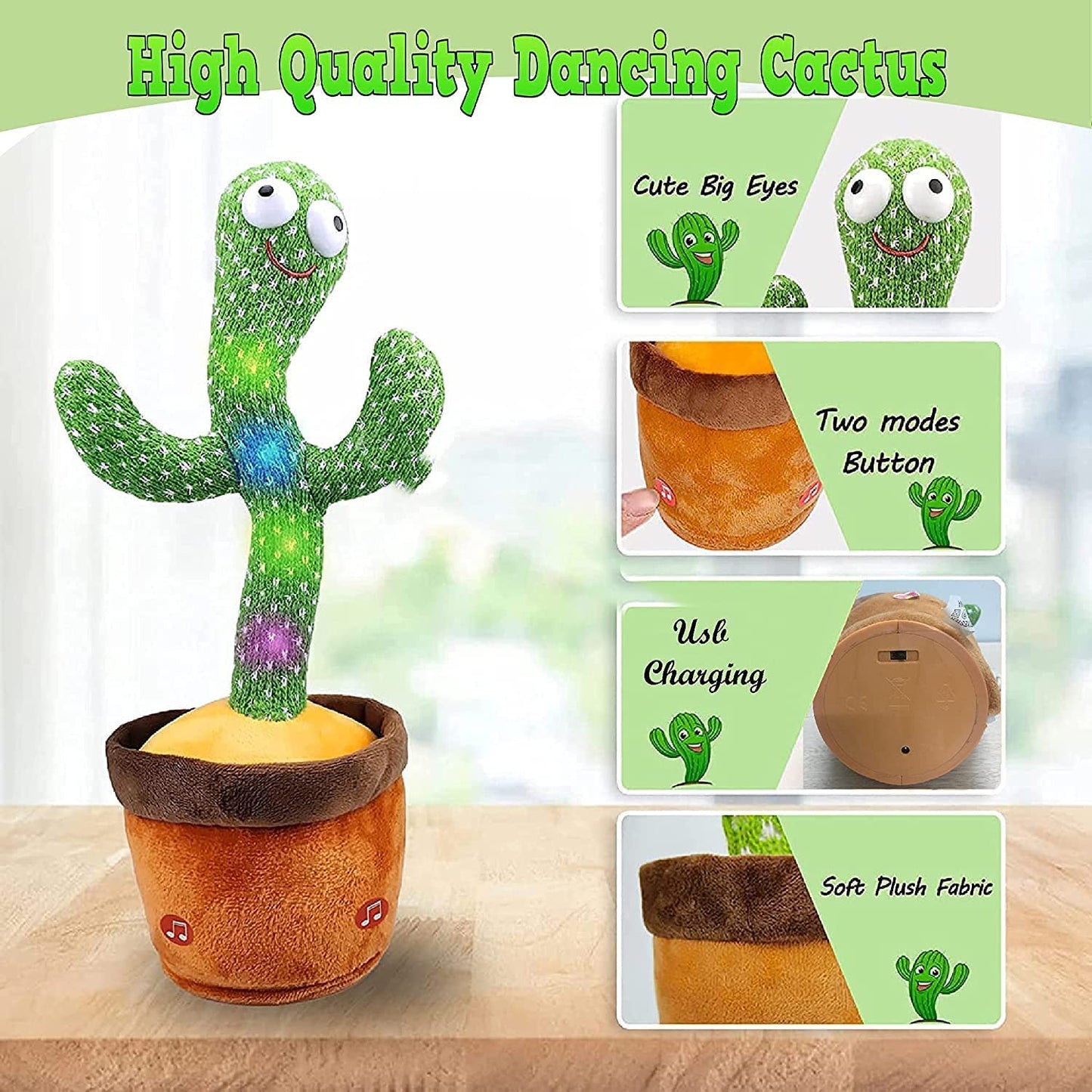 Dancing Cactus Talking Toy