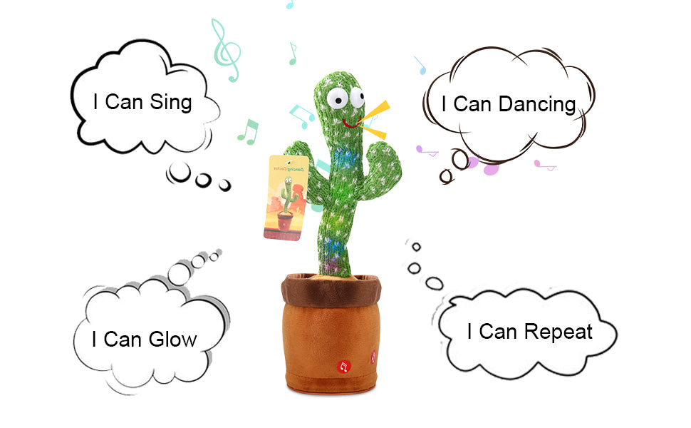 Dancing Cactus Talking Toy