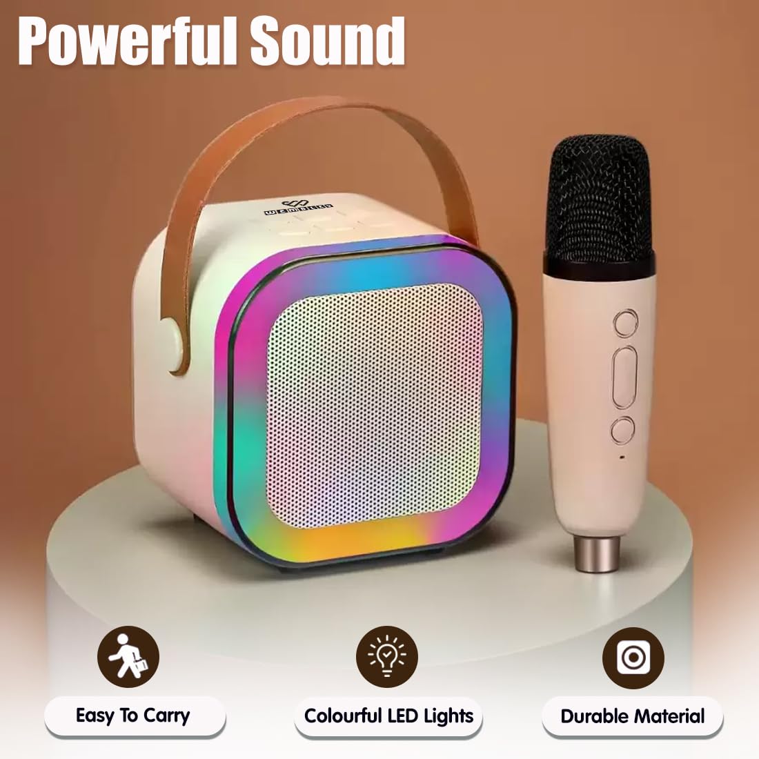 Rechargeable Karaoke Mic with Speaker for Kids